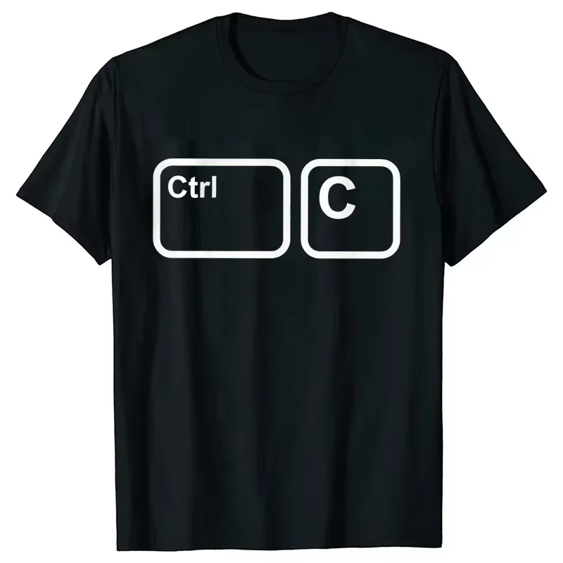 T-shirt de famille CTRL + C CTRL + V