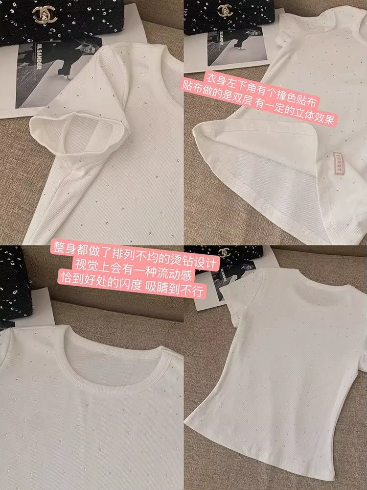 T-shirt à manches courtes pour femmes