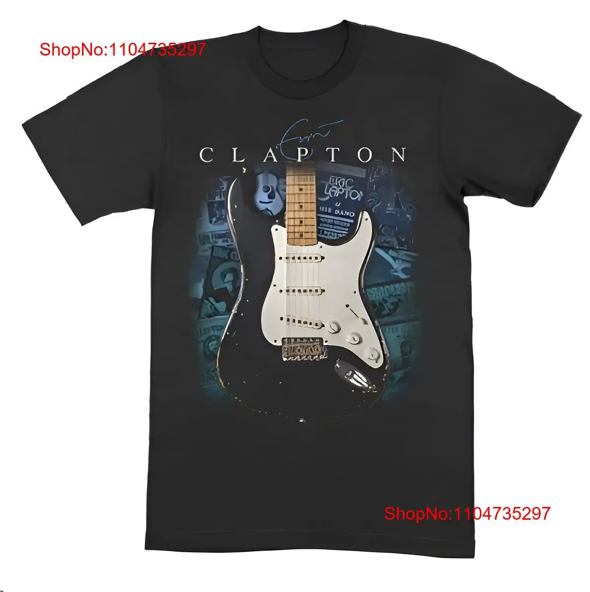 Authentique Eric Clapton Blackie Passes t-shirt S 2XL nouveau vintage lavé mode unisexe doux respirant élégant légèrement décontracté