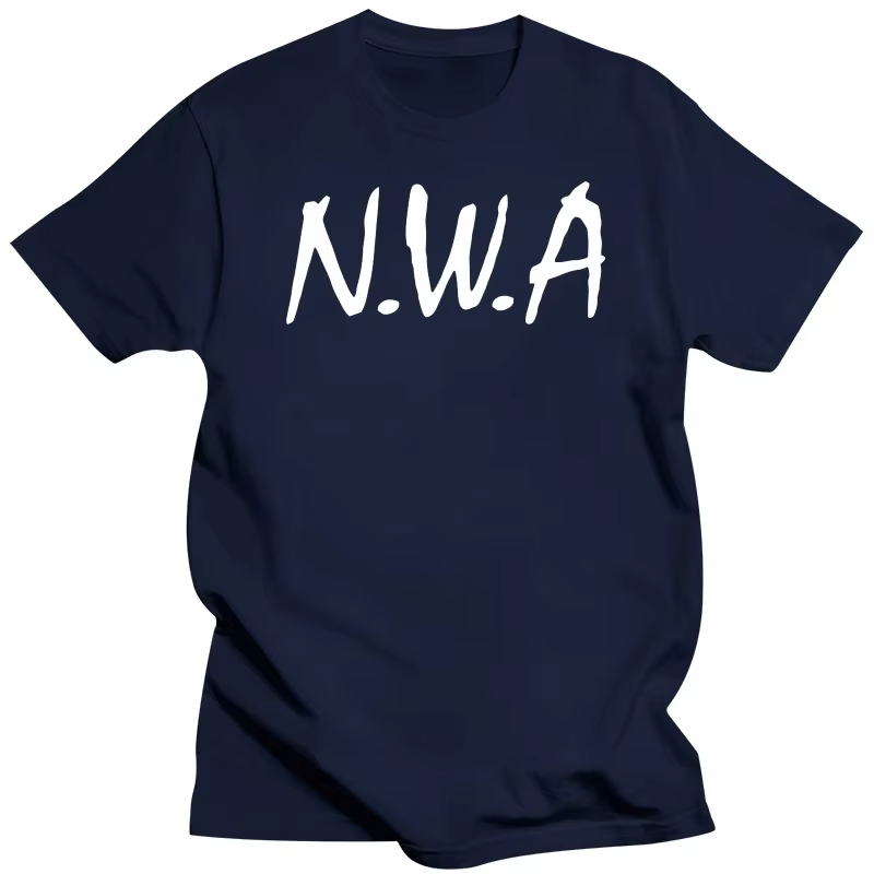 T-shirt à manches courtes NWA Hip Hop Rap années 90
