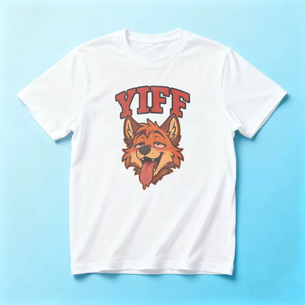 T-shirt graphique Hot Fox Furry Yiff Fox