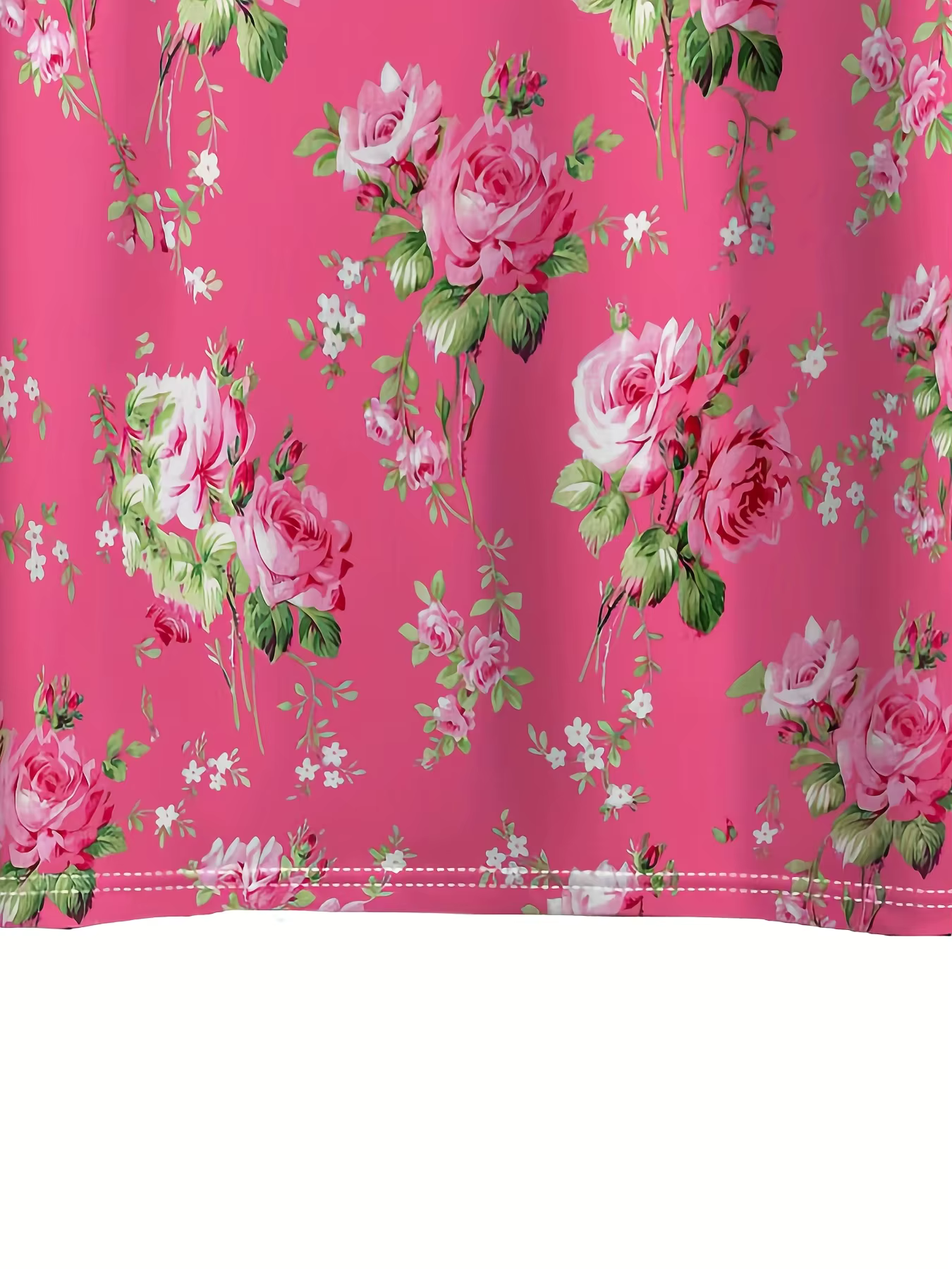 T-shirt pour femme - Motif floral rose