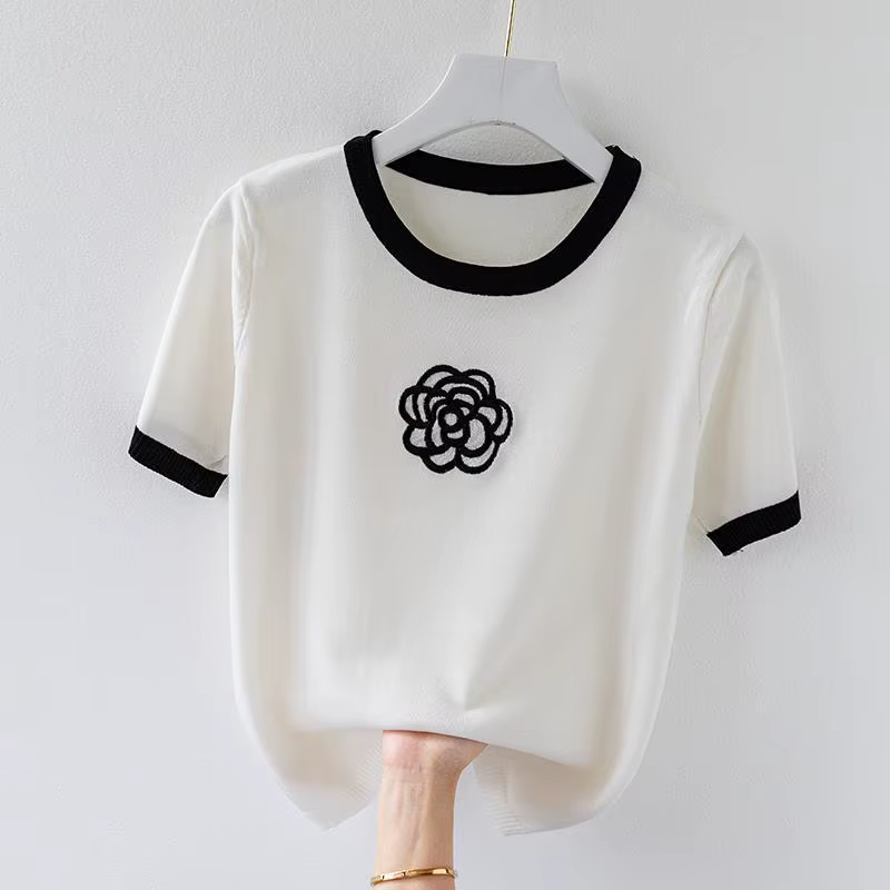 T-shirt tricoté pour femmes