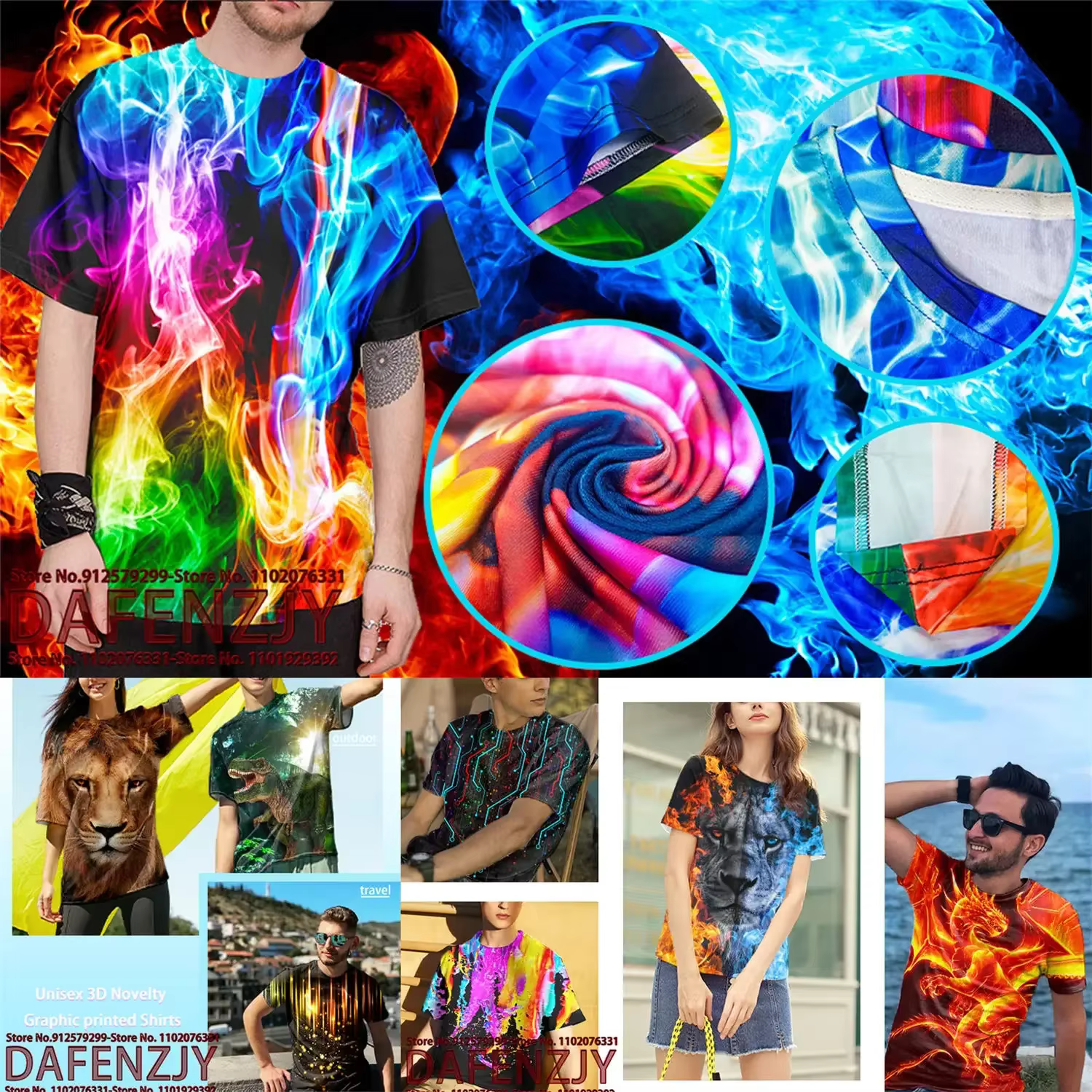 Personnalisez votre Photo impression 3D T-Shirts Anime hommes femmes décontracté mode à manches courtes t-shirt