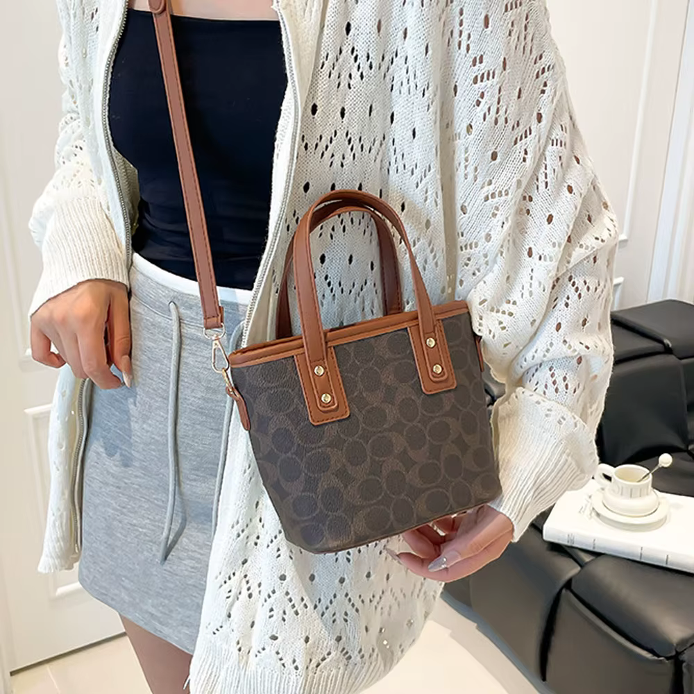 Sac à main Texture tendance pour femmes, nouvelle mode automne 2025, sac à bandoulière édition coréenne Instagram, sac seau