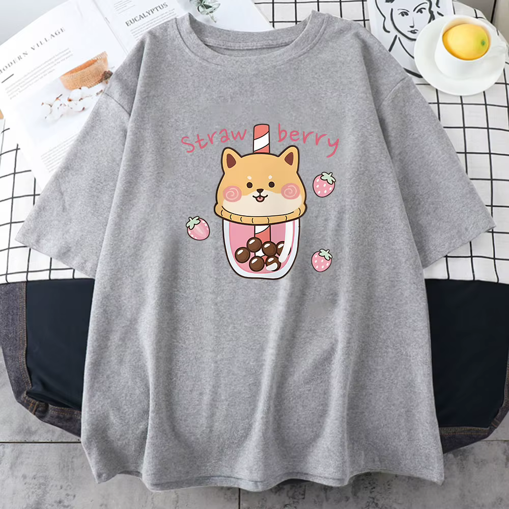 T-shirt imprimé dessin animé Harvey Milk pour filles