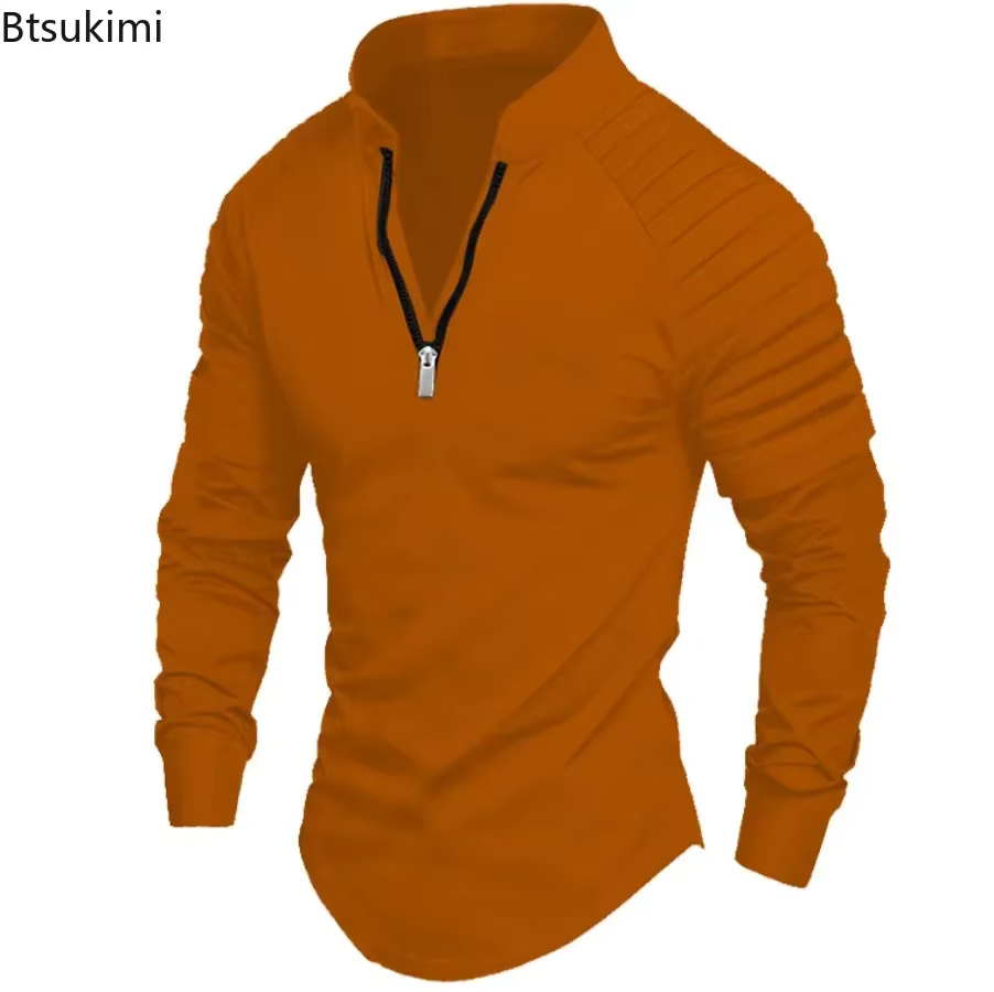 Polo à manches longues pour hommes