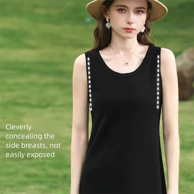 I BELIEVE YOU Robe débardeur noire pour femme