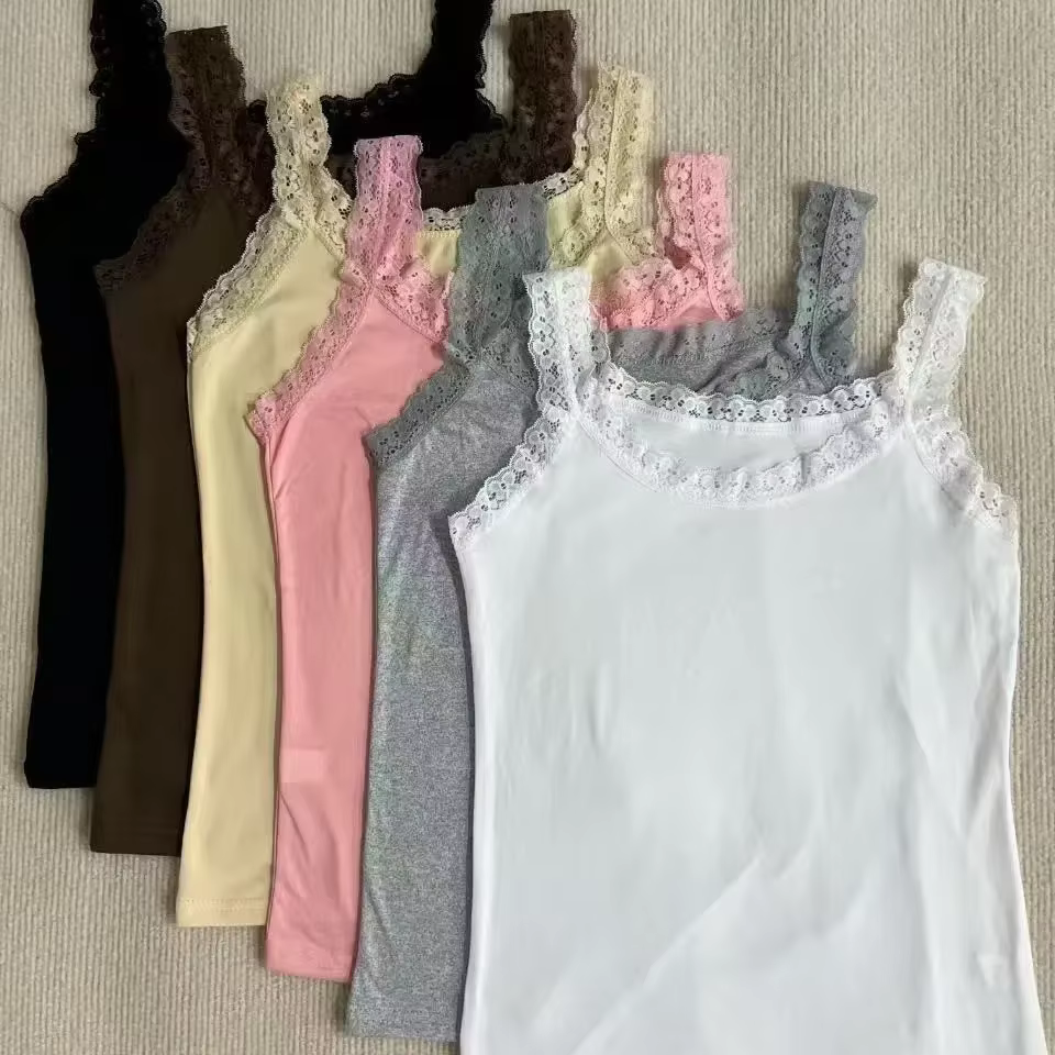 Débardeur en dentelle grande taille pour femme