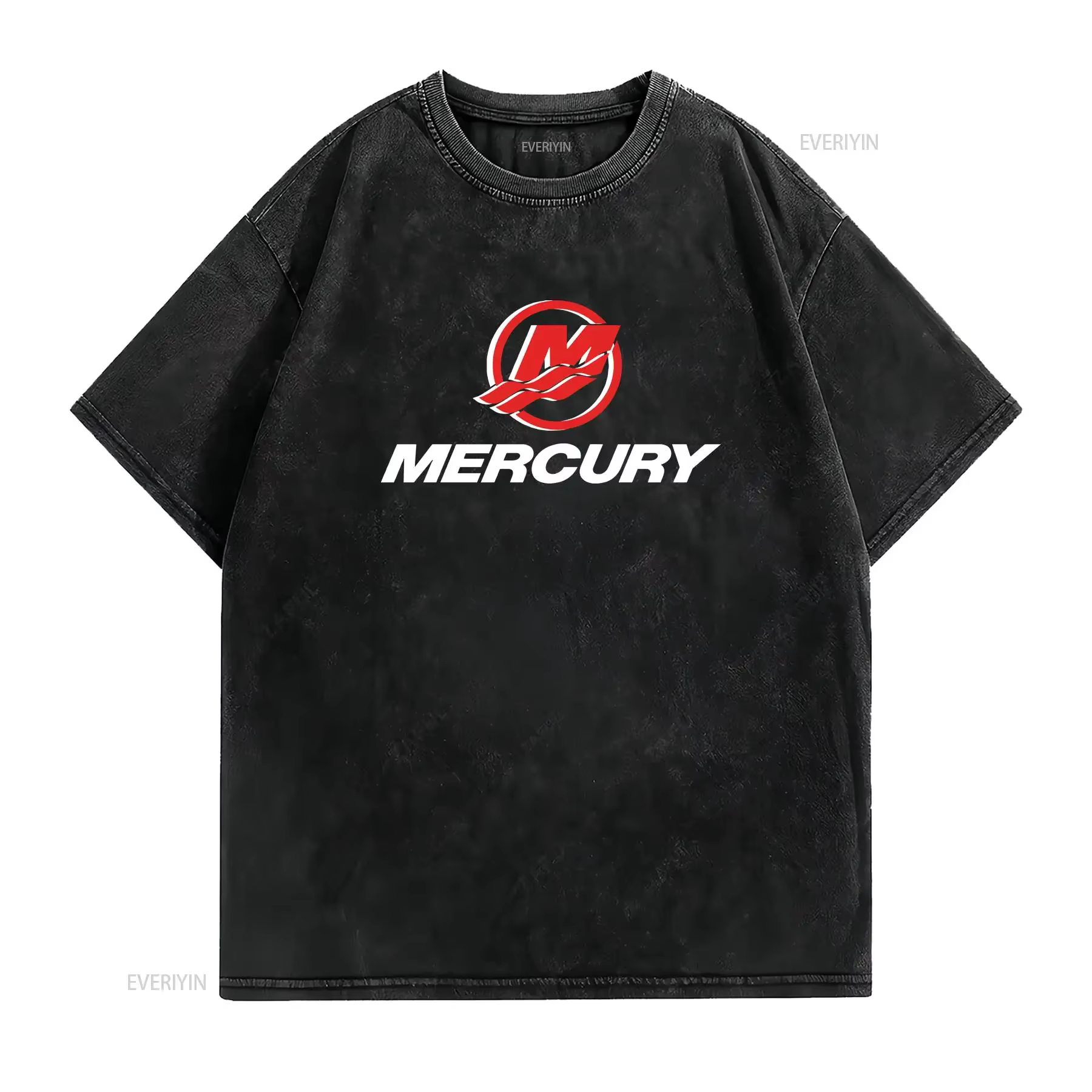 Mercury bateaux Marine t-shirt S 5XL vintage lavé doux décontracté confortable homme polyvalent élégant unisexe haut pour un usage quotidien