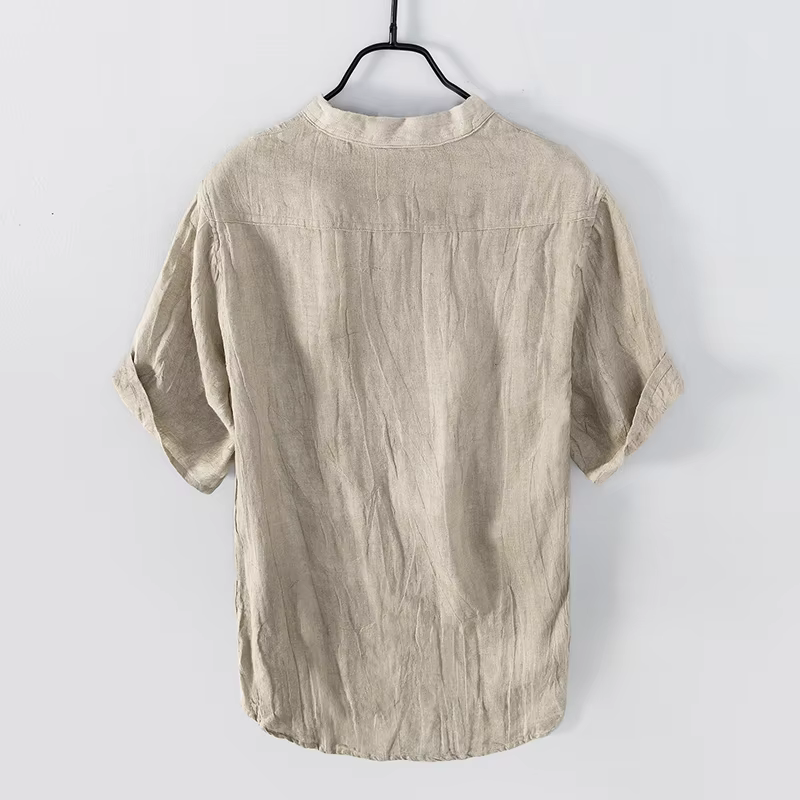 T-Shirt Vintage en lin pour hommes