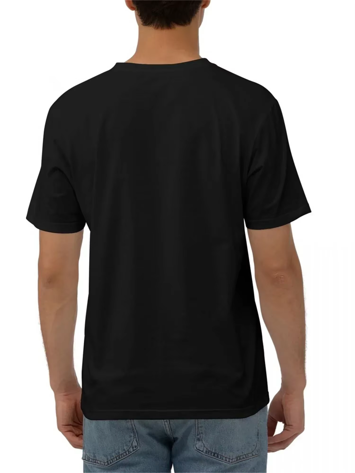 T-shirt humoristique et drôle « Don't Shoot I'm White » – Hauts uniques à manches courtes et col rond
