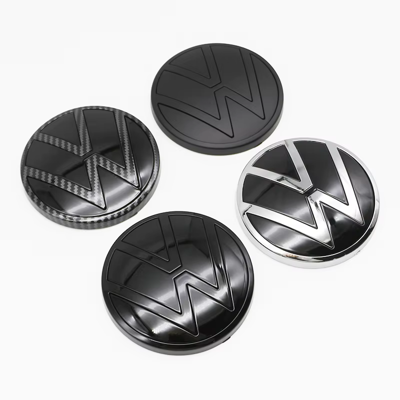 1 pièce Emblème de voiture 110 mm pour coffre arrière et 139 mm pour capot avant pour Volkswagen Polo 2019 2020 2021 2023 2022 2024 Accessoires auto