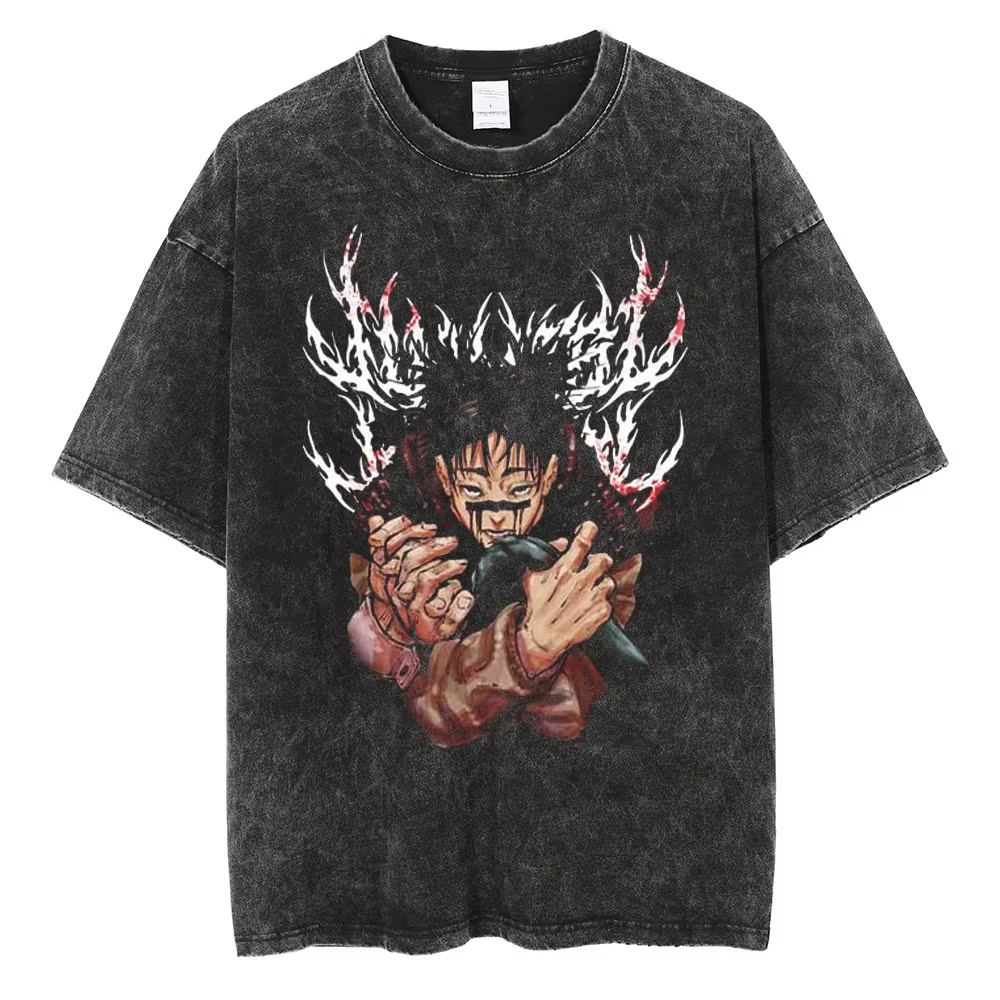T-shirt imprimé Anime Jujutsu Kaisen Zenin Maki