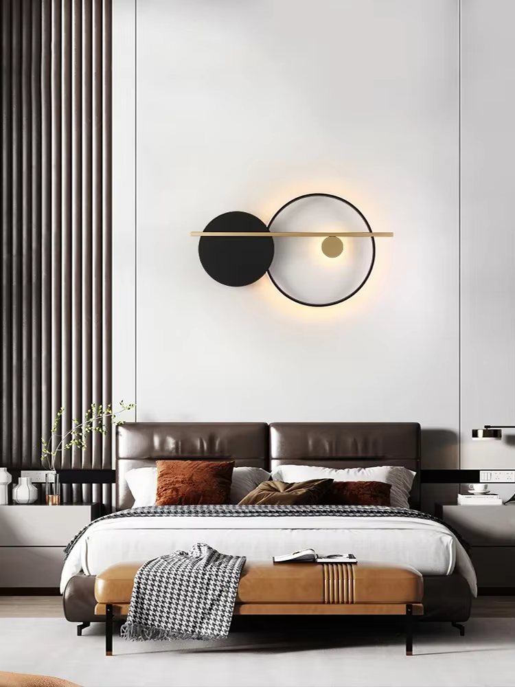 Lampe de chevet de chambre minimaliste moderne