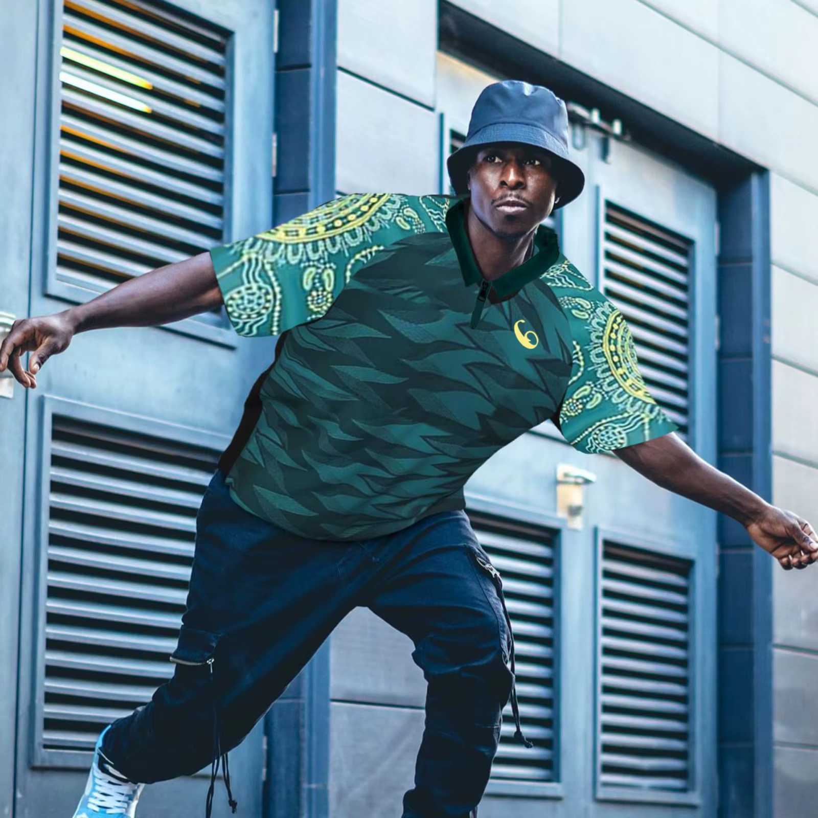 Raygun Cosplay Costume australien Breakdancer danseur uniforme Costume vêtements de sport chapeau pantalon ensemble complet Halloween tenues de fête unisexe