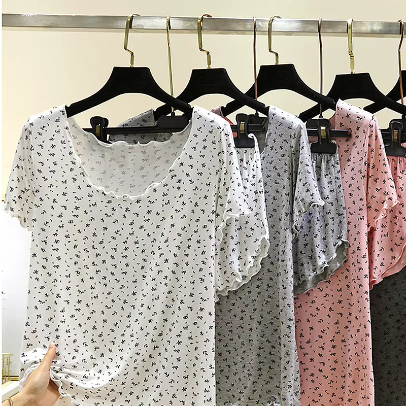T-shirt modal à manches courtes pour femme