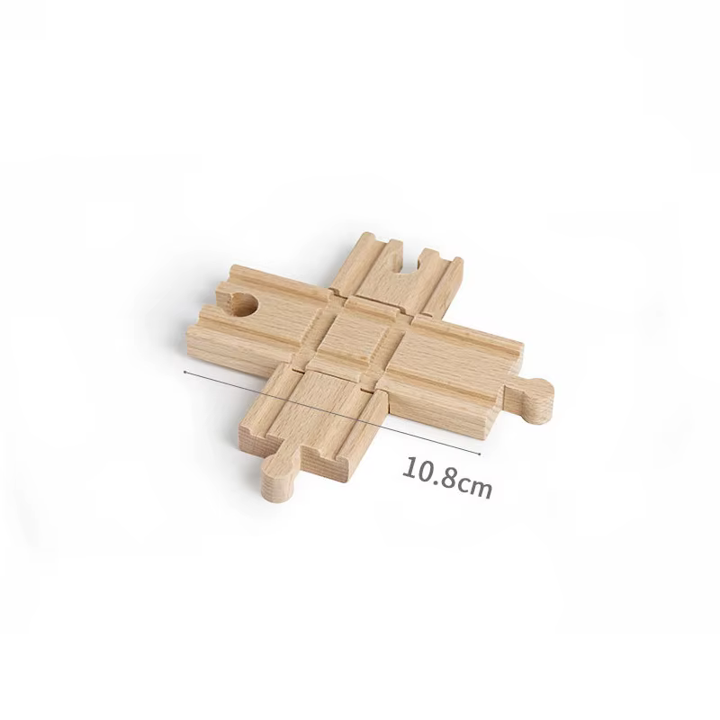 Jouets de voie de Train en bois, accessoires de Rail de chemin de fer adaptés au connecteur de route de Train Thomas, pont de chemin de fer en bois, cadeaux d'anniversaire pour enfants