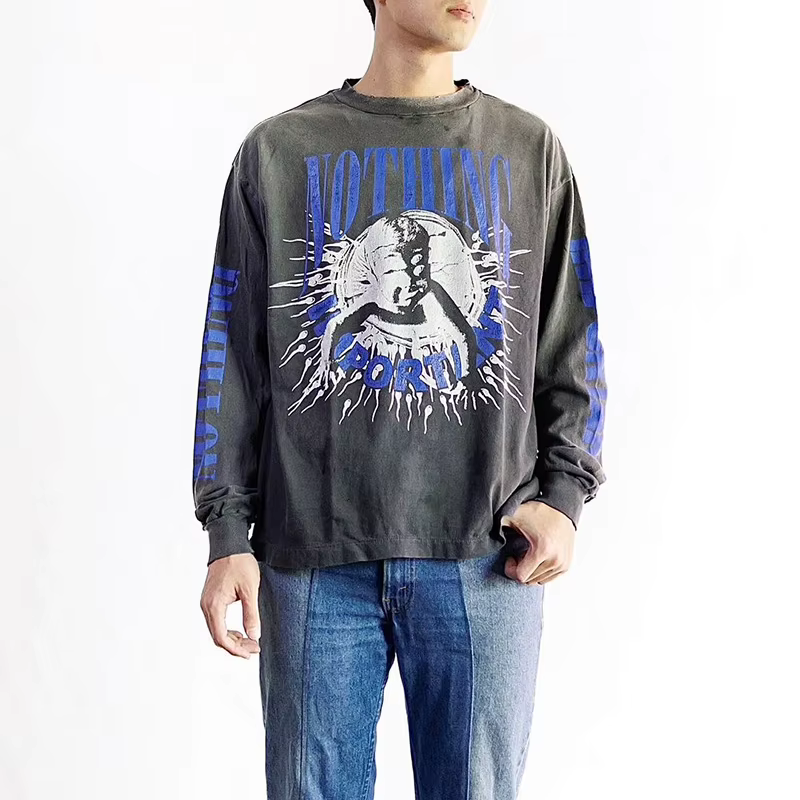 T-shirt à manches longues pour hommes et femmes