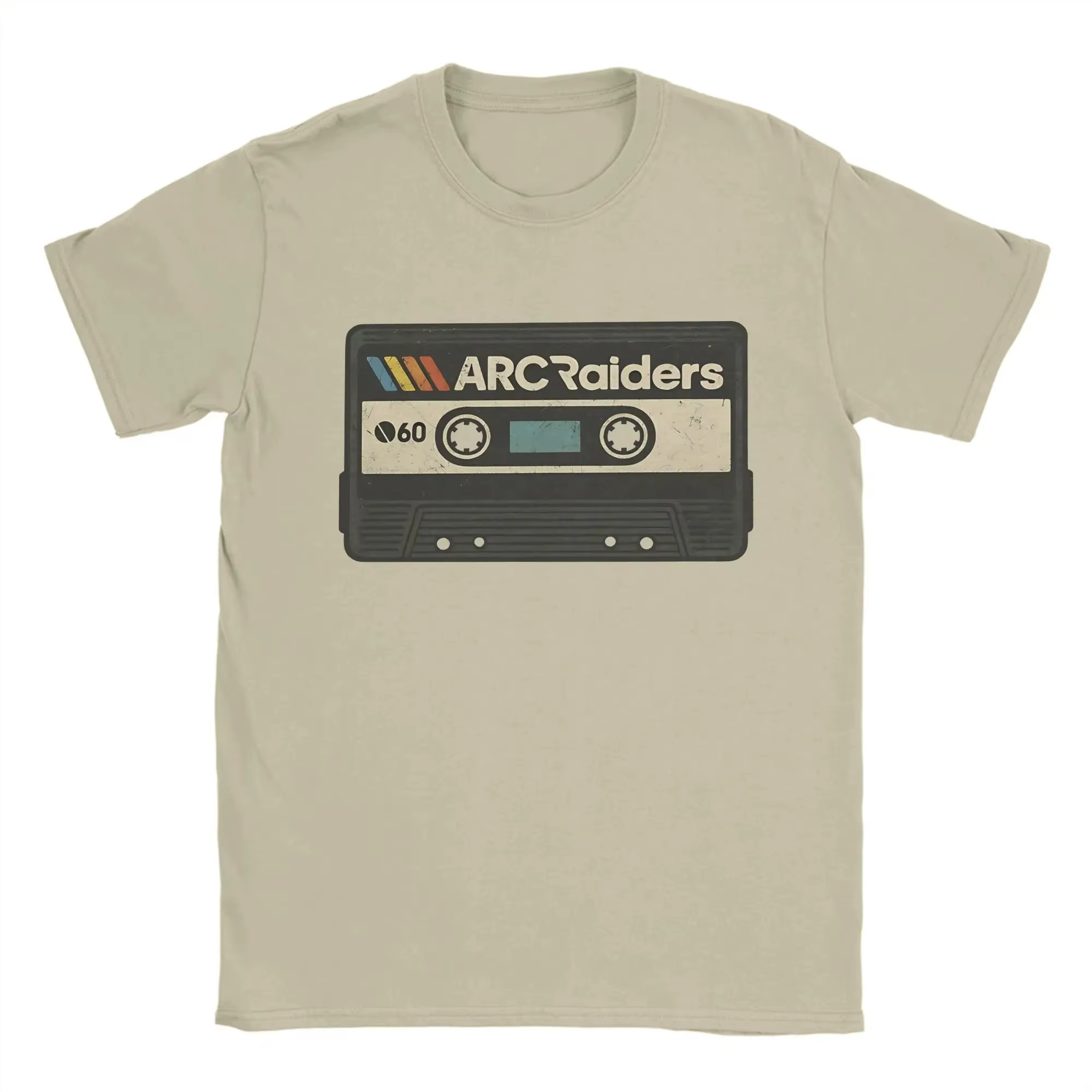 Nouveauté T-Shirts ARC Raiders Cassette t-shirt hommes femmes imprimer coton col rond