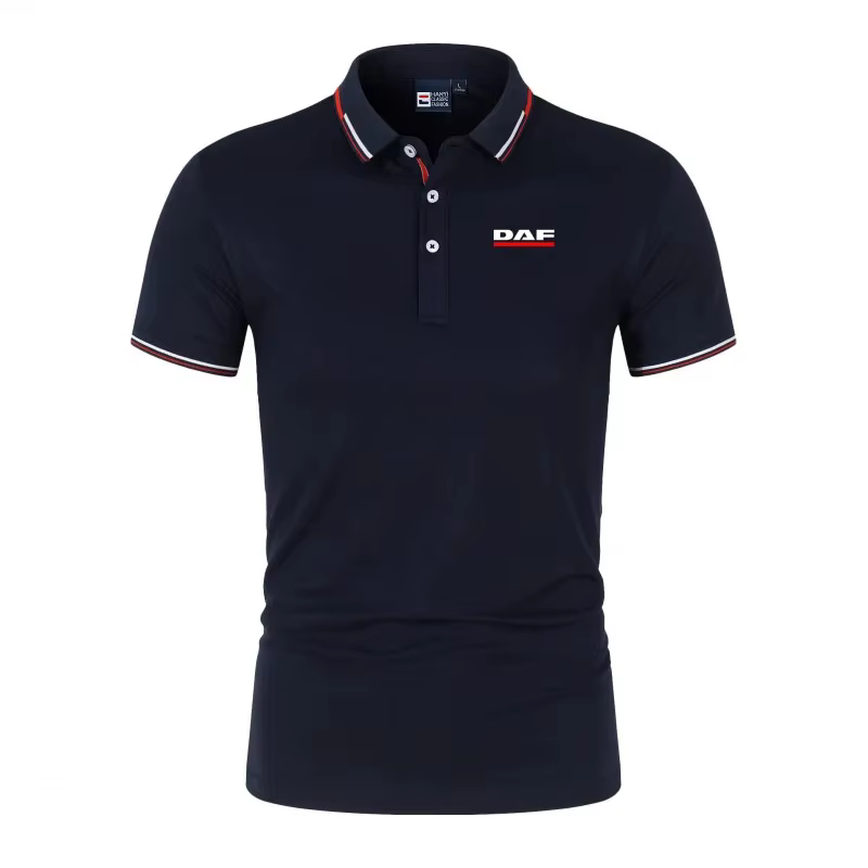 Polo décontracté à manches courtes pour homme