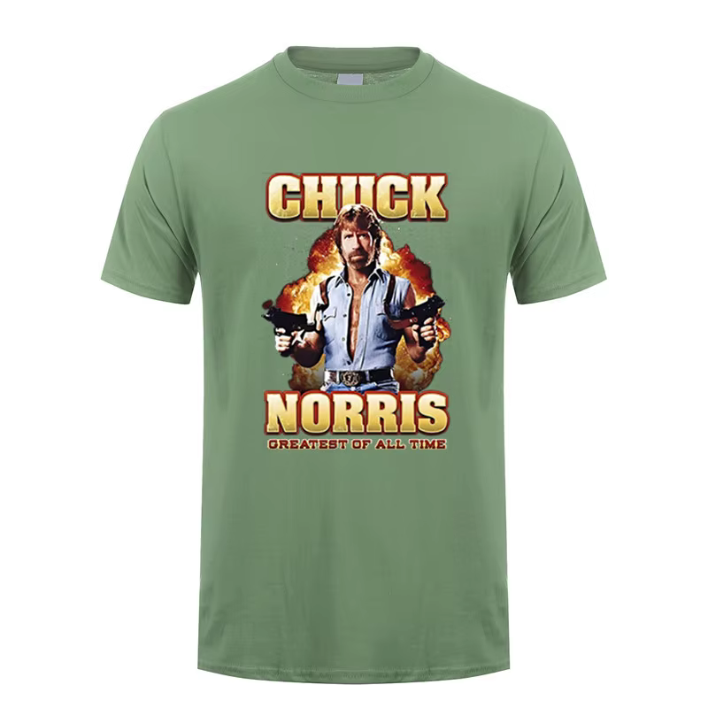 T-Shirt Chuck Norris en coton unisexe