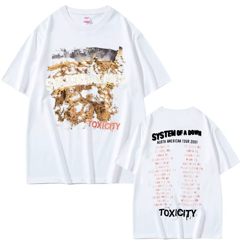 T-shirt Punk Rock pour hommes et femmes