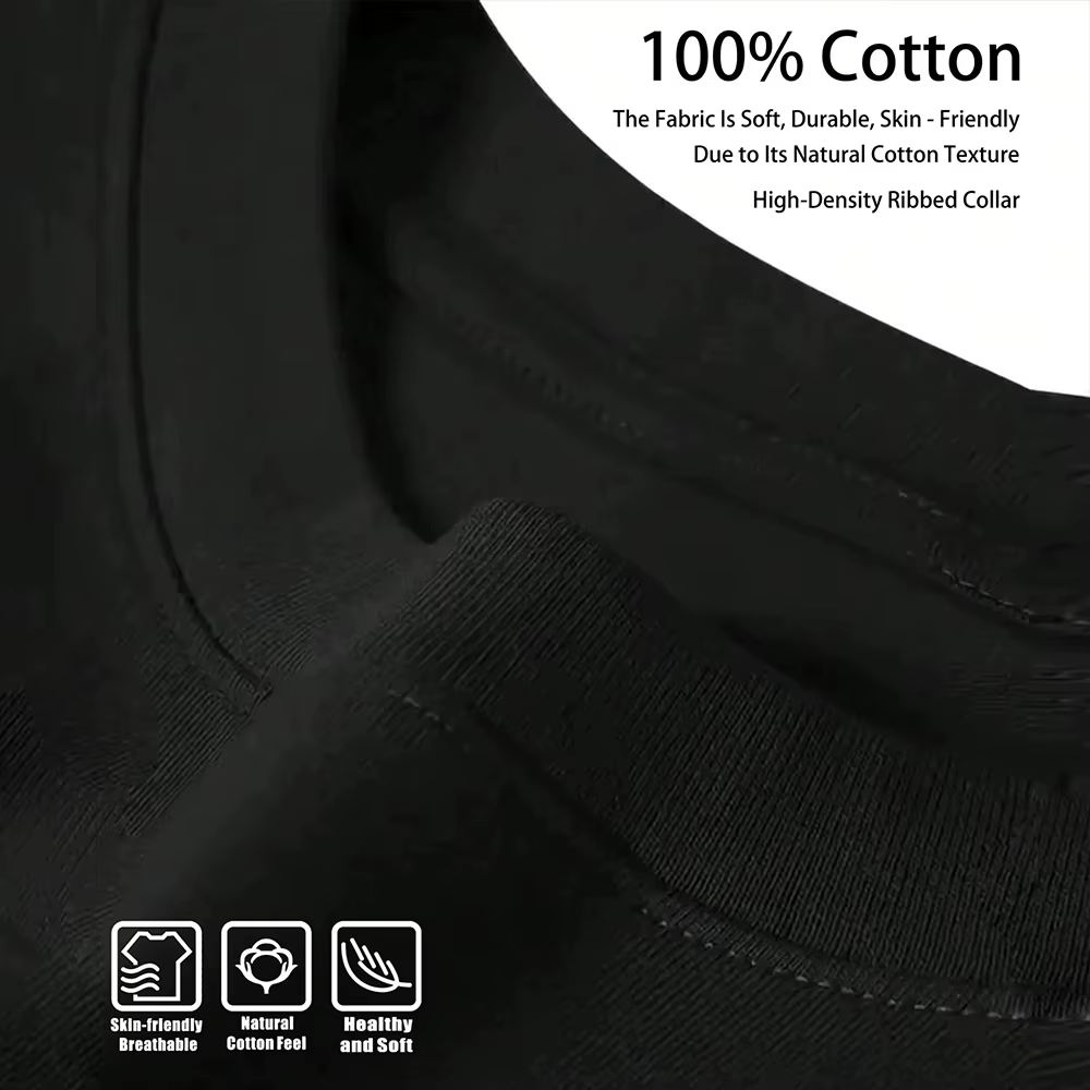 GALLERY DEPT inspiré revers imprimé T-Shirt 100% coton surdimensionné Streetwear