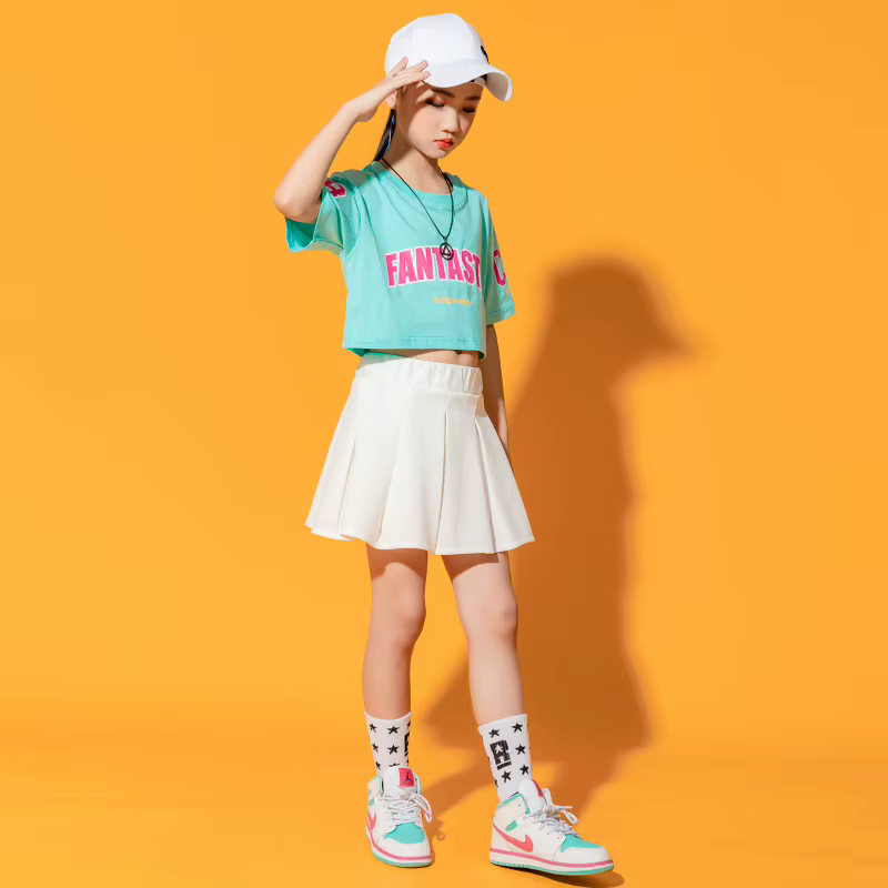 T-shirt et short de danse de rue pour garçons et filles