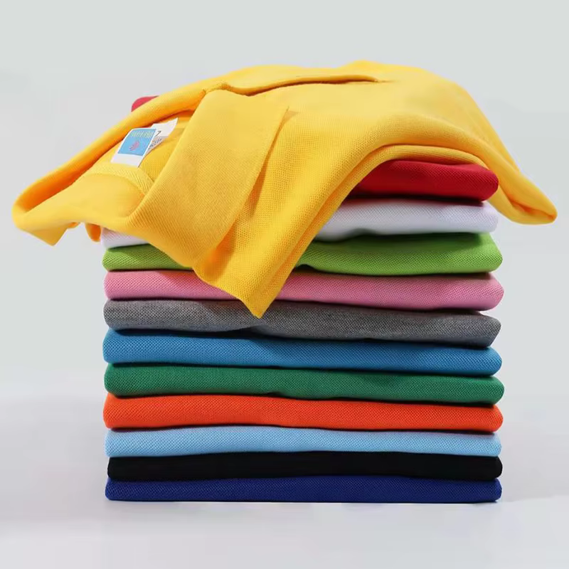 Polo décontracté avec logo personnalisé pour hommes et femmes