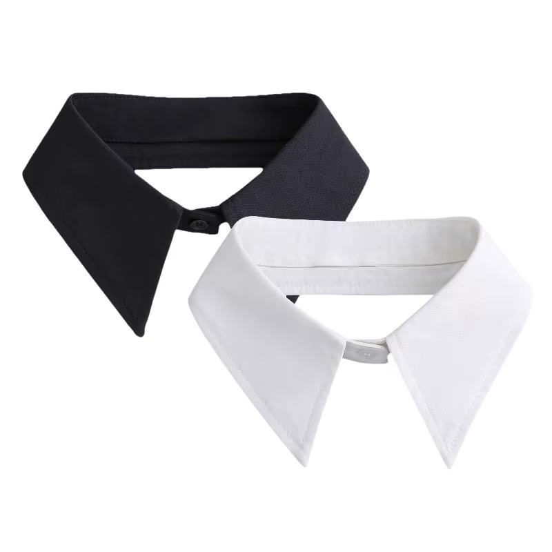 Col détachable pour chemise, faux col à revers, accessoire de mode décoratif pour vêtements, faux col pour chemisier