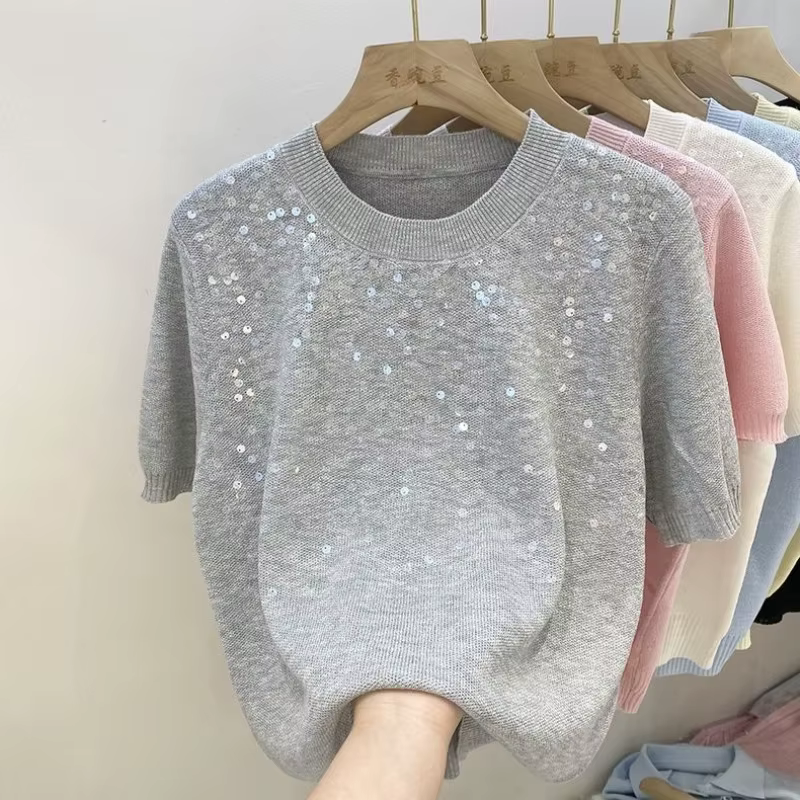 T-shirt en tricot Matakawa pour femme