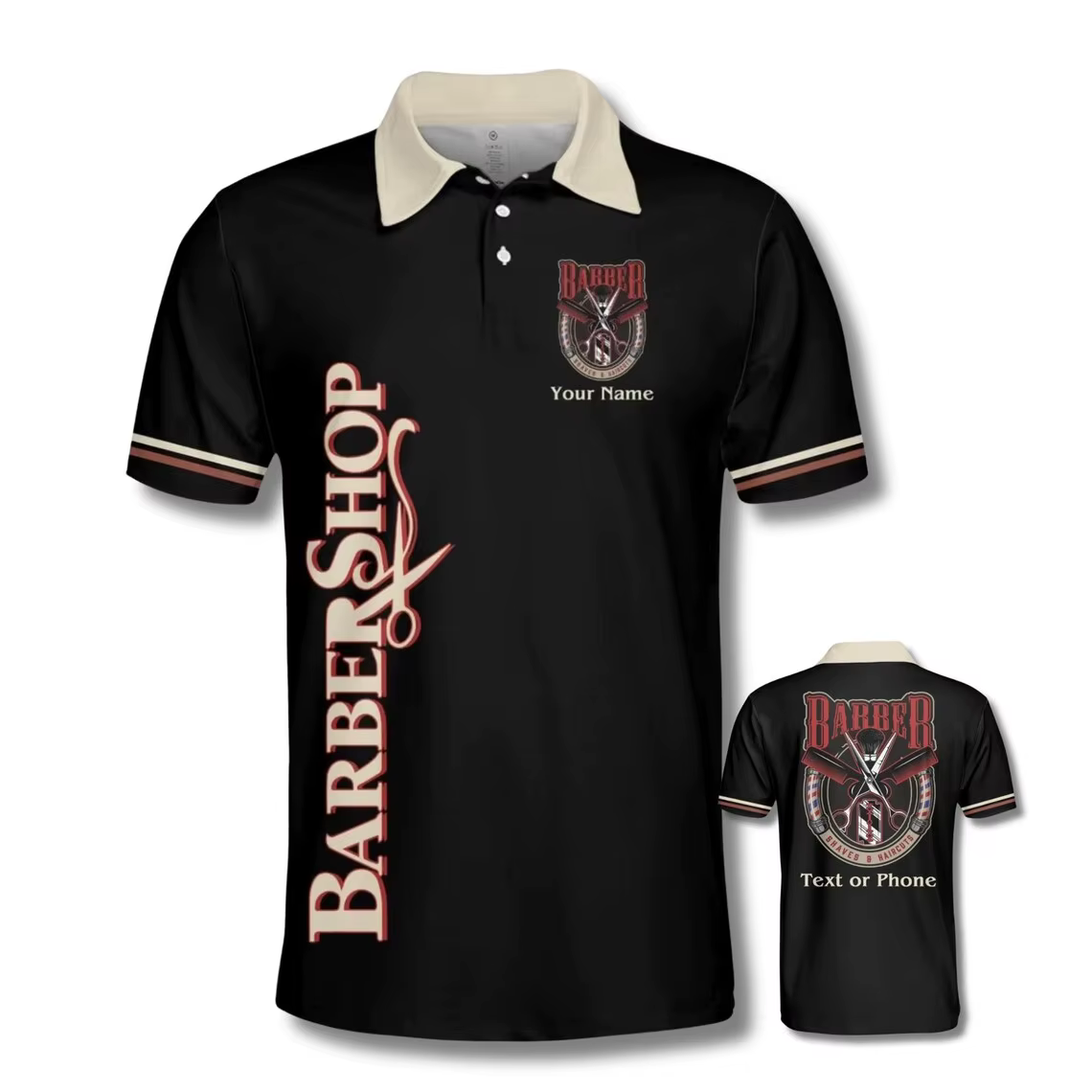 Polo personnalisé pour barbier