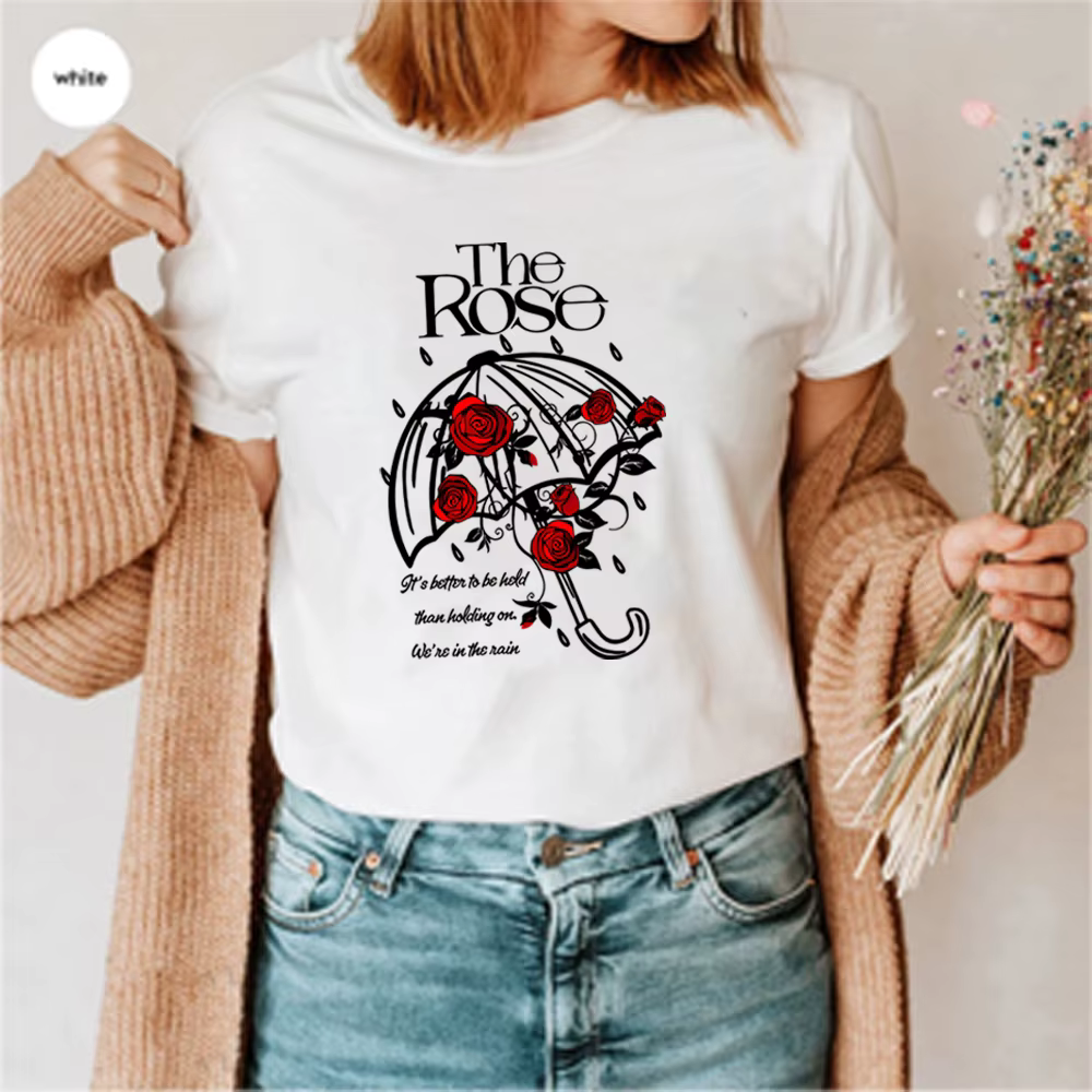 Elle est dans la pluie t-shirt la Rose Kpop chemises Dawn To Dusk Tour t-shirts