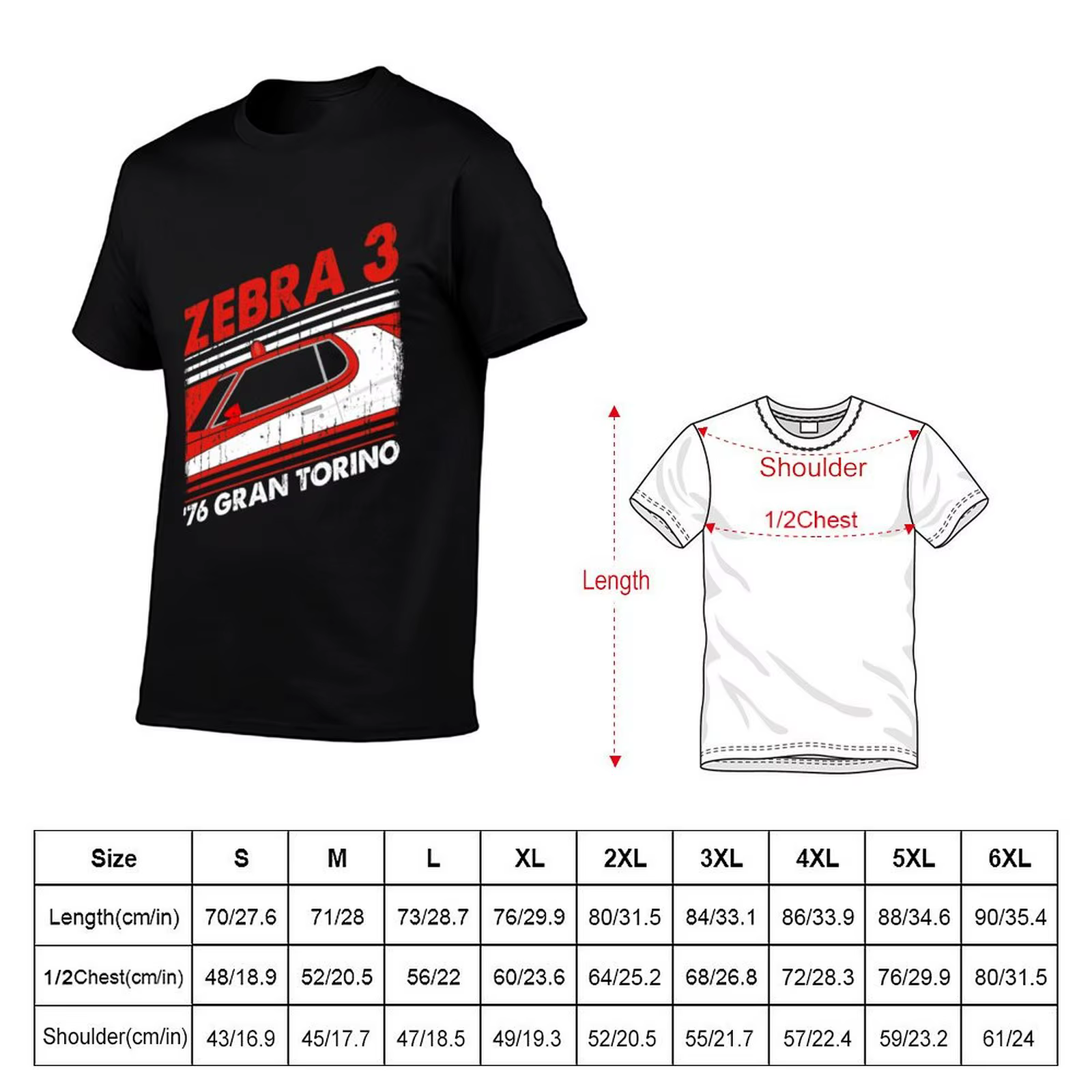 Starsky And Hutch T-Shirt en coton pour homme
