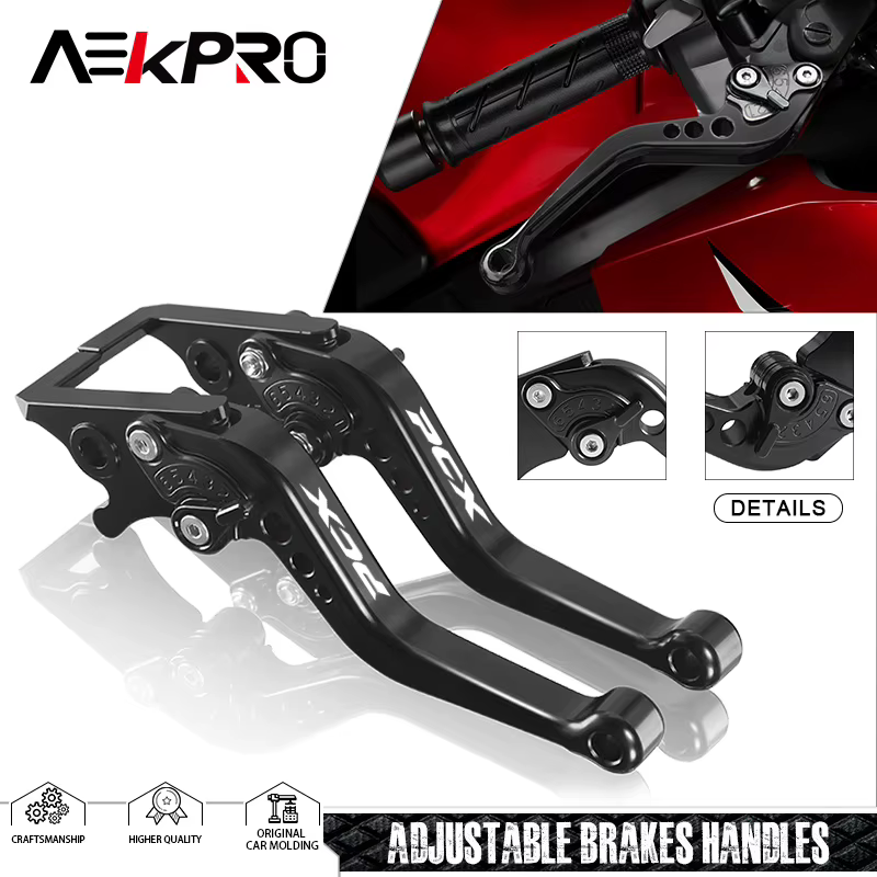 Nouveau pcx moto levier de guidon de frein court leviers d'embrayage