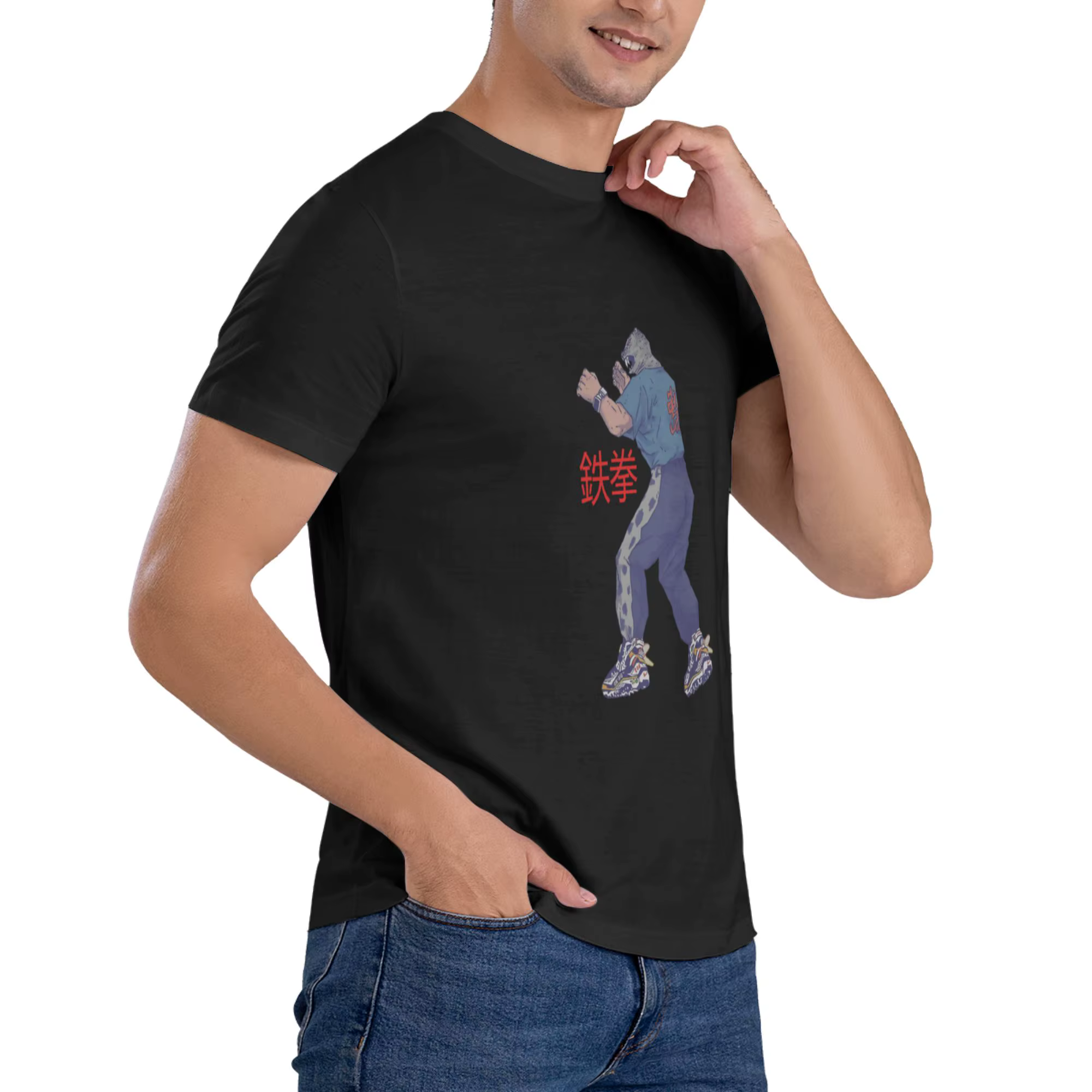 Funny King Tekken Essential T-shirt imprimé pour hommes