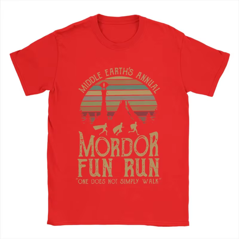 T-shirt Mordor L-Lords Of The R-Rings pour hommes