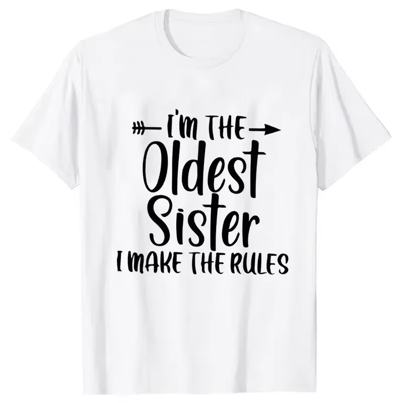 Soeur règles cadeaux t-shirts doux mode femmes t-shirt drôle plus ancien moyen