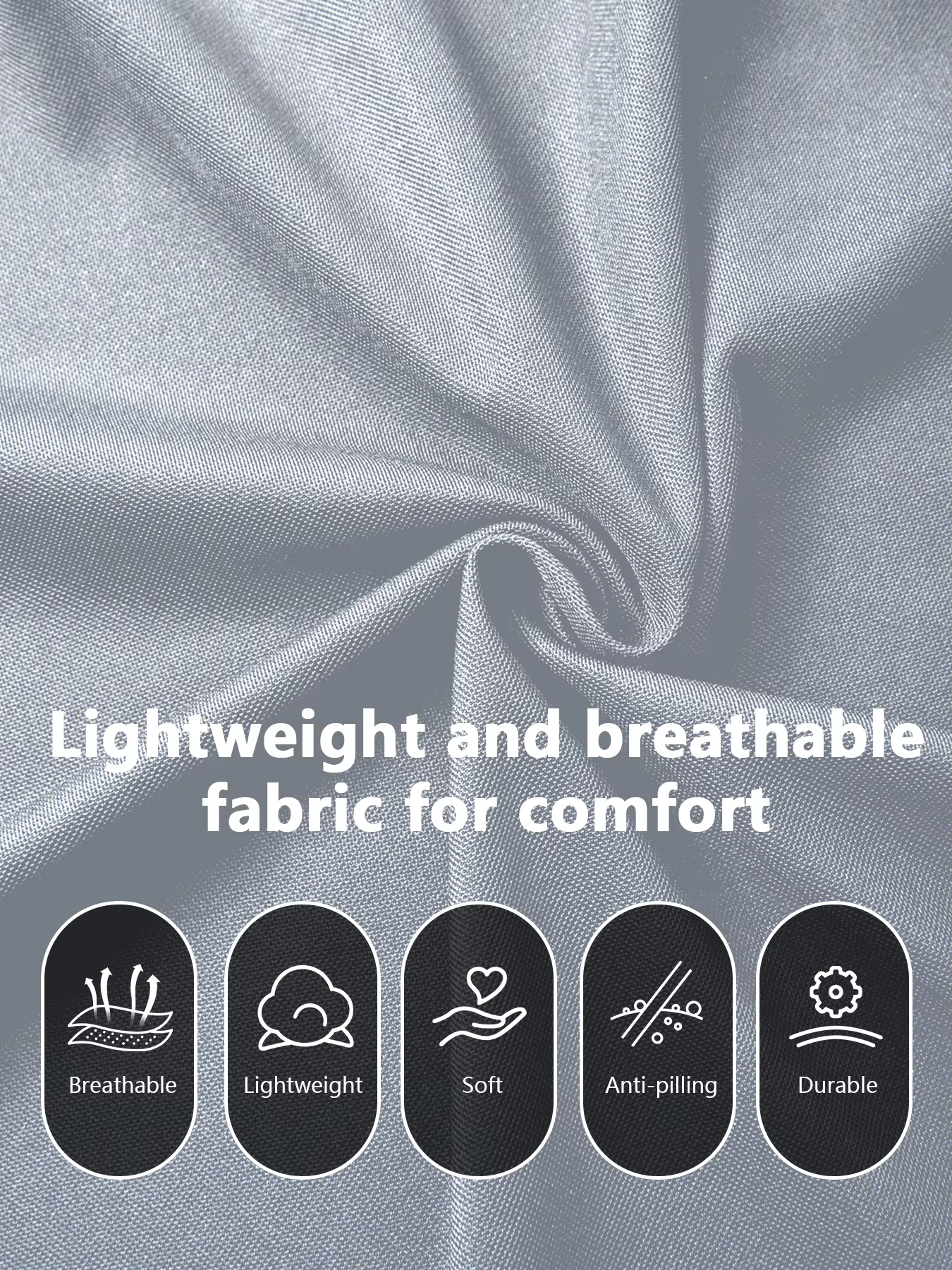 Polo classique pour homme en tissu chiné