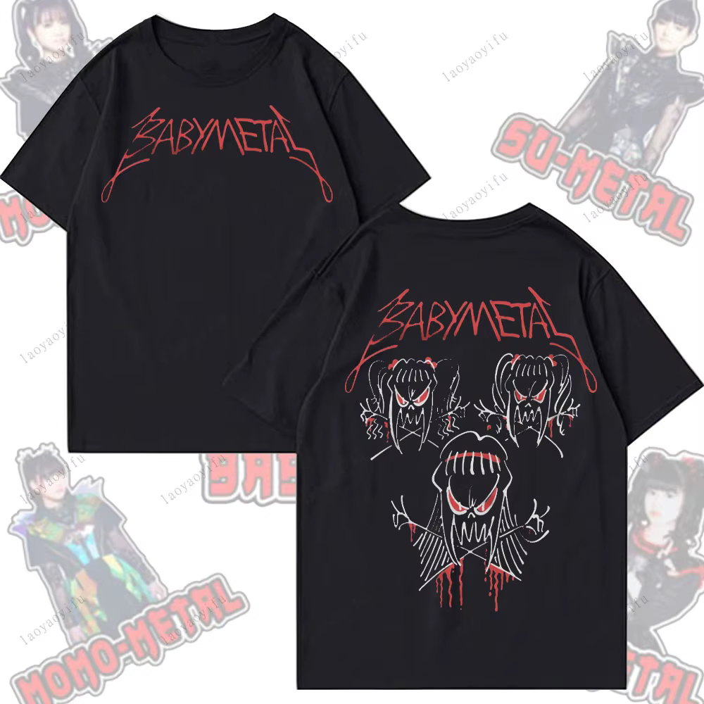 Babymetal groupe japonais T-shirt hommes Hip-hop