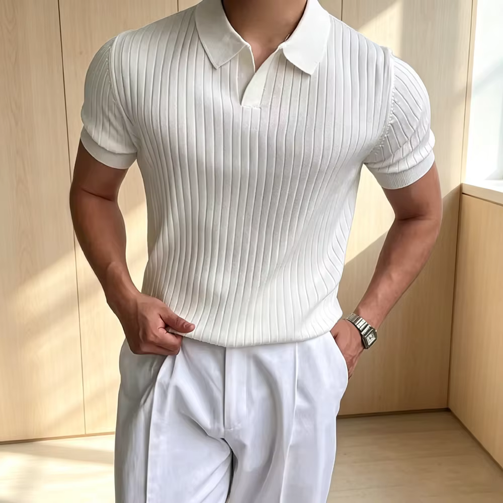 Polo de golf slim fit pour homme