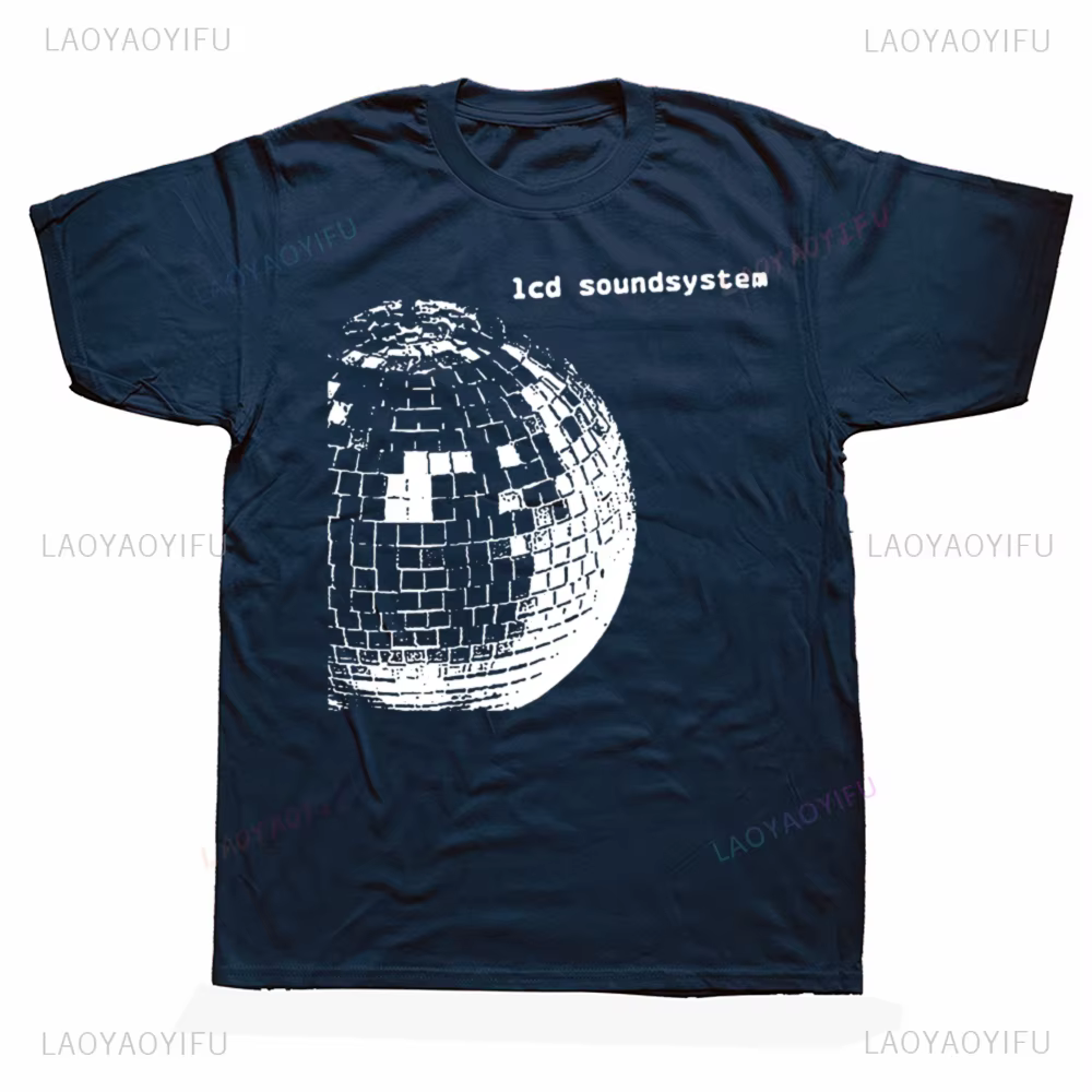 12 LCD Soundsystem Logo t-shirts hommes femmes haute qualité coton Humor Streetwear t-shirt à manches courtes unisexe vêtements amples