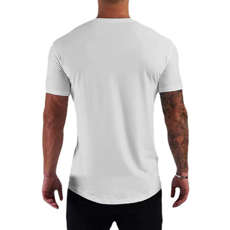 T-shirts de course d'été en coton respirant