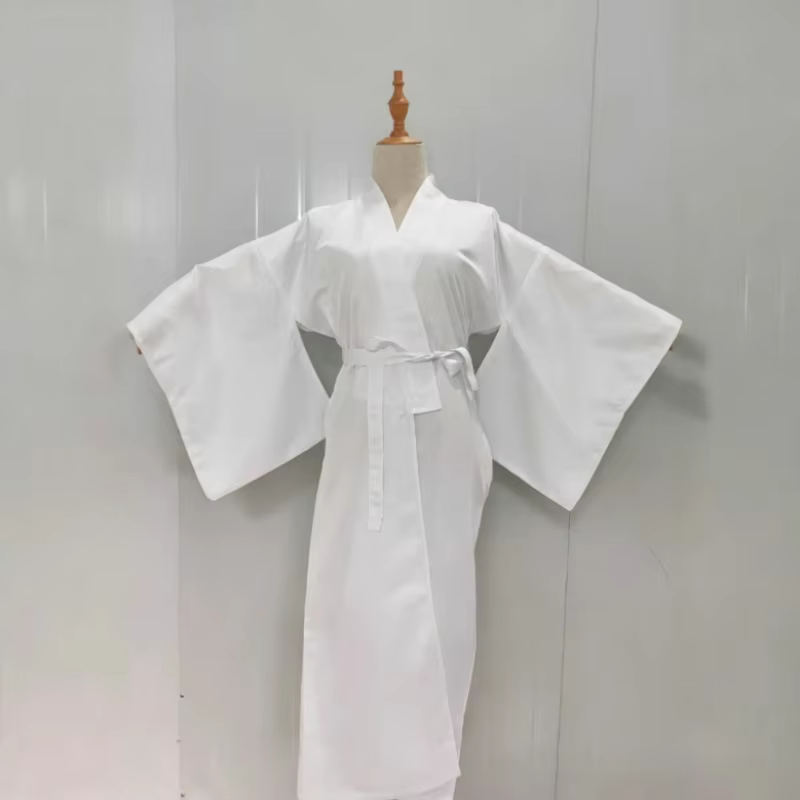 Kimono traditionnel japonais uni pour femme