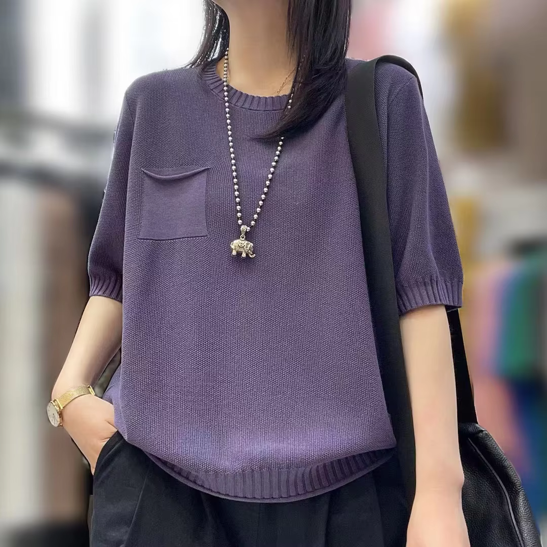 T-shirt à manches courtes pour femme