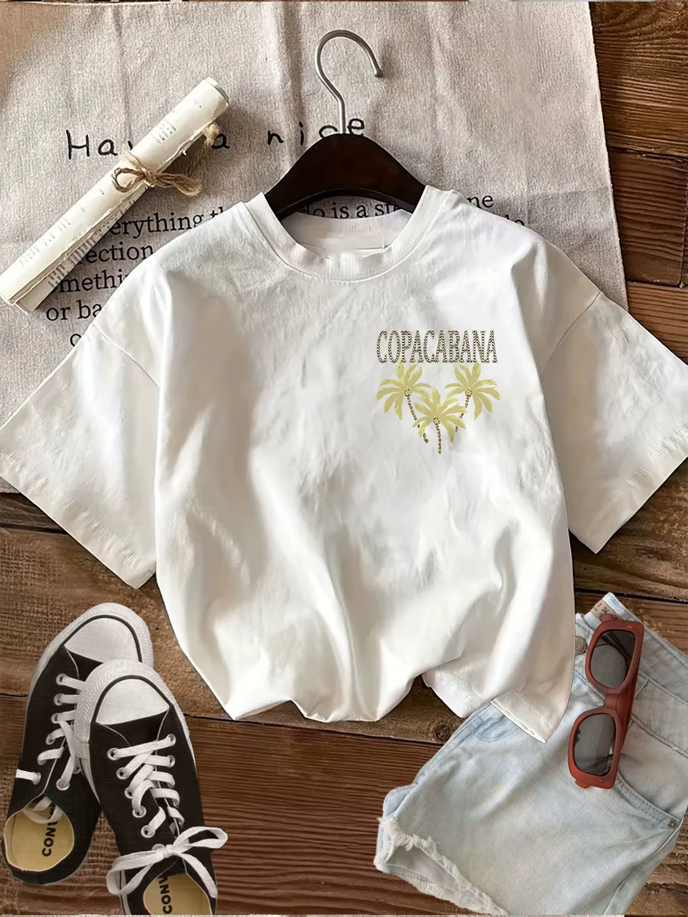 T-shirt graphique Copacabana Rio de Janeiro