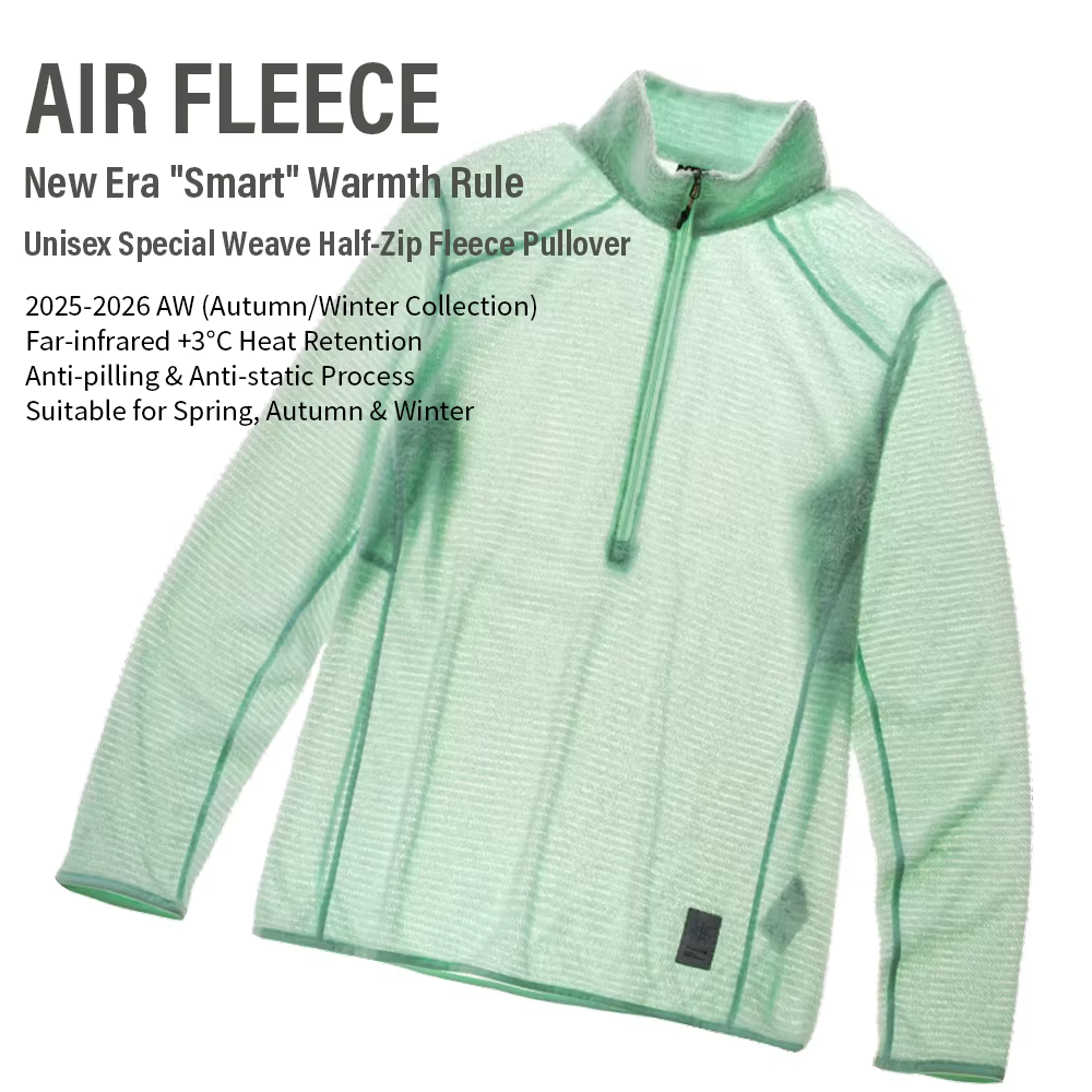 Sweat-shirt à col montant et demi-zip pour homme