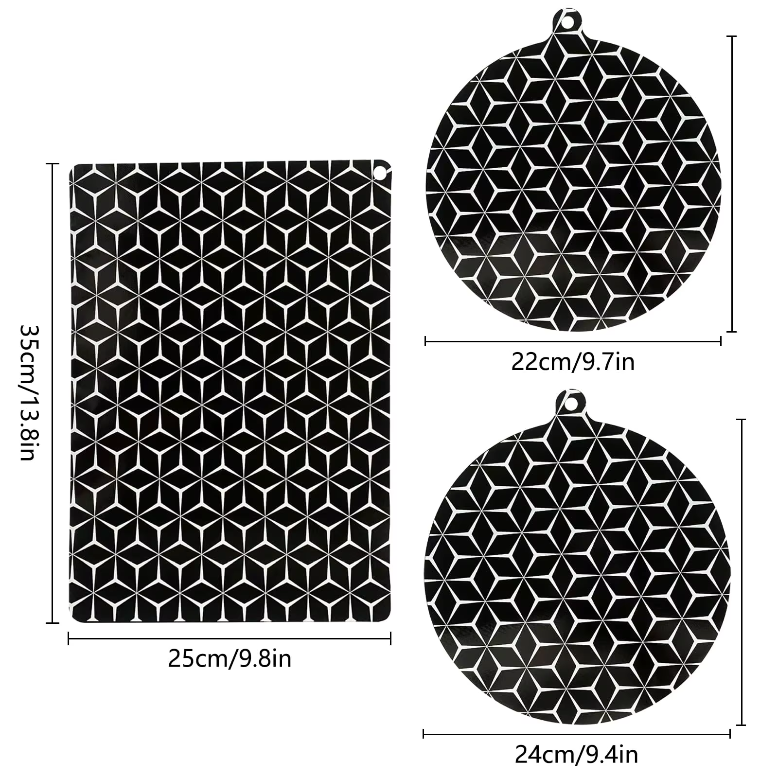 Tapis de protection pour table de cuisson à induction - Coussin en silicone en fibre de verre