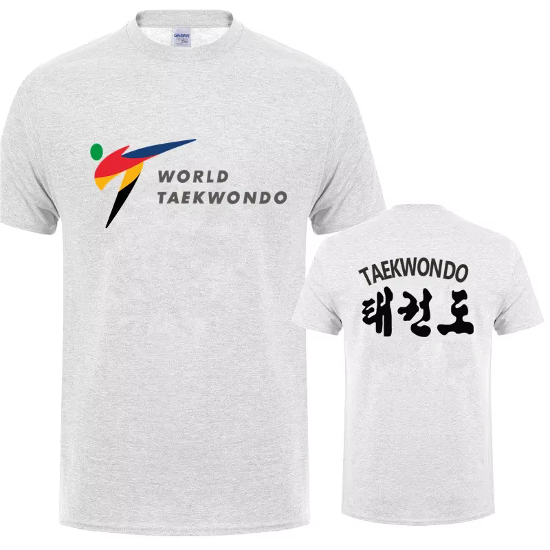 WTF T-shirt Taekwondo Federation pour hommes